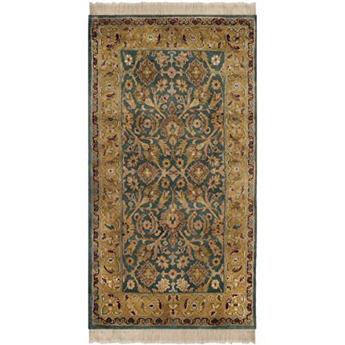 Safavieh Dynasty 6x9 Blue Apricot Wool Rug
