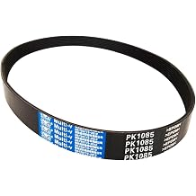 6PK1085 Rubber Poly V-Belt,6 Ribs PK V-Ribbed Belt 42.72" Length x 0.84" Width x 0.22" Thick,Industrial Transmission Drive Belt