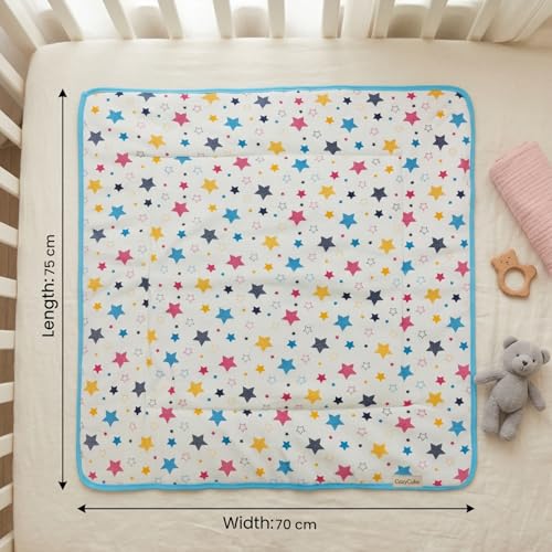 Image of Tinylane Baby Blankets for Newborn, All Season Super Soft & Breathable Baby Blanket, New Born Baby Essentials, Baby Blanket for 0-2 Years, Pack of 1 (Star)