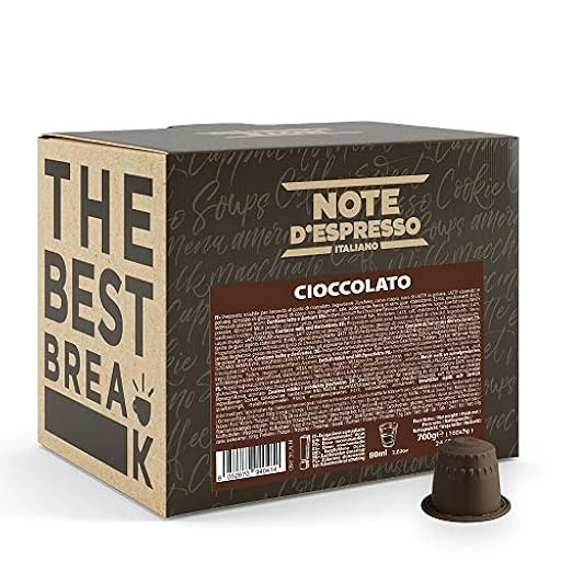 Note d´Espresso - Chocolate - Cápsulas compatibles con Cafeteras de Cápsulas NESPRESSO - 100 caps | Ya disponible en tu tienda friki favorita! En mundofriki.es!