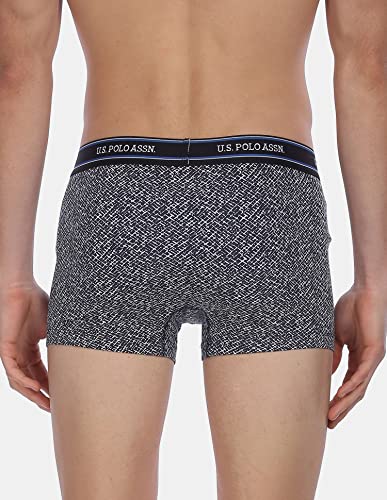 Image of U.S. Polo ASSN. Men's I616 Elasticized Waist Printed Underwear Trunks - Pack of 1