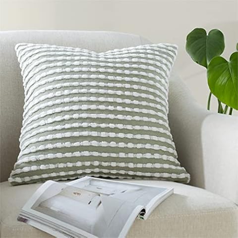 Catherine Lansfield Sage Green Cushion Cover Cover