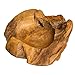 Price comparison product image Solid Teak Root Wood Bowl - 30cm x 30cm x 9cm - Natural Shape (Part of Our Reclaimed Rustic Solid Teak Root Wood Range)