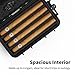 Cigar Humidor, ClGCRAFT Travel Cigar Humidor Box- Portable Cigar Case with Humidifier Disc, Waterproof, Essential Airtight Travel Humidor Kit for Cigar Aficionados (Holds up to 4 Cigars)