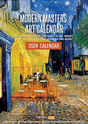 Image of Tallenge - Modern Masters - 2024 Wall Calendar - 12 x 17 Inches for Home & Office (Paper, Wall Calendar)
