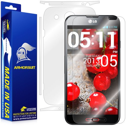 ArmorSuit MilitaryShield Full Body Skin Film + Screen Protector for LG Optimus G Pro - Anti-Bubble HD Clear Film