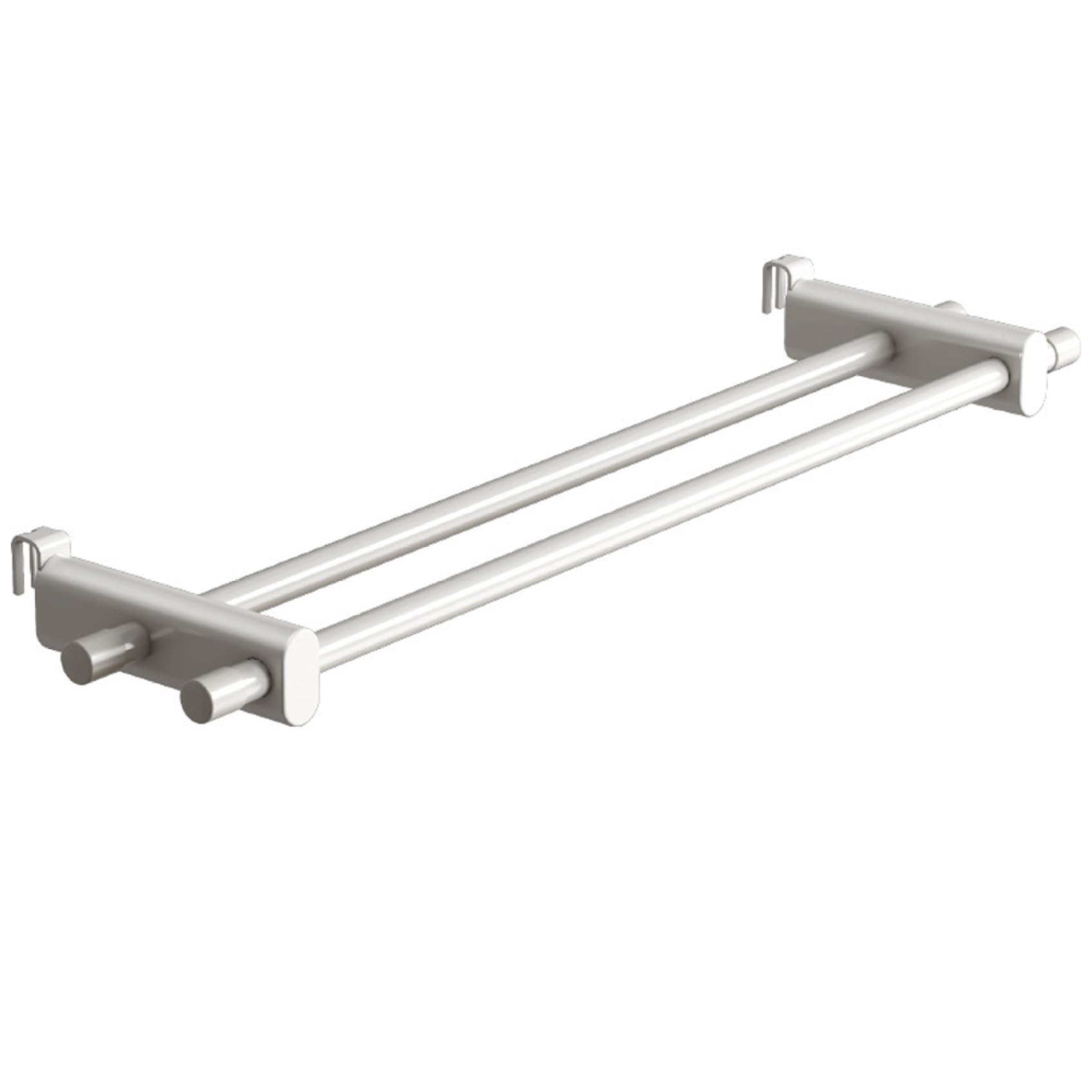 Porte-serviettes de radiateur double tige pour éliminer l'humidité linge