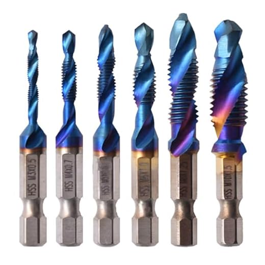 6PCS Drill and Taps Bit Set