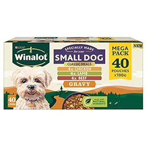 WINALOTSmall Dog Food Pouches Mixed in Gravy 100 g (Pack of 40)
