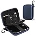 AGPTEK Custodia Hard Disk Esterno 2.5"per HDD,per WD Western Custodia Rigida Antiurto Impermeabile Borsa SSD Disco Rigido per Toshiba,Passaporto,per Scheda SD,Blu