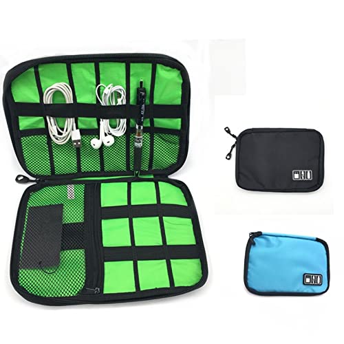 Organizzatore per la gestione dei cavi Cassa del kit di sistema di sacchetti di stoccaggio dell'organizzatore dei cavi USB Cavo dati Auricolare Filo Penna Power Bank Digital Gadget Devices Borse da vi
