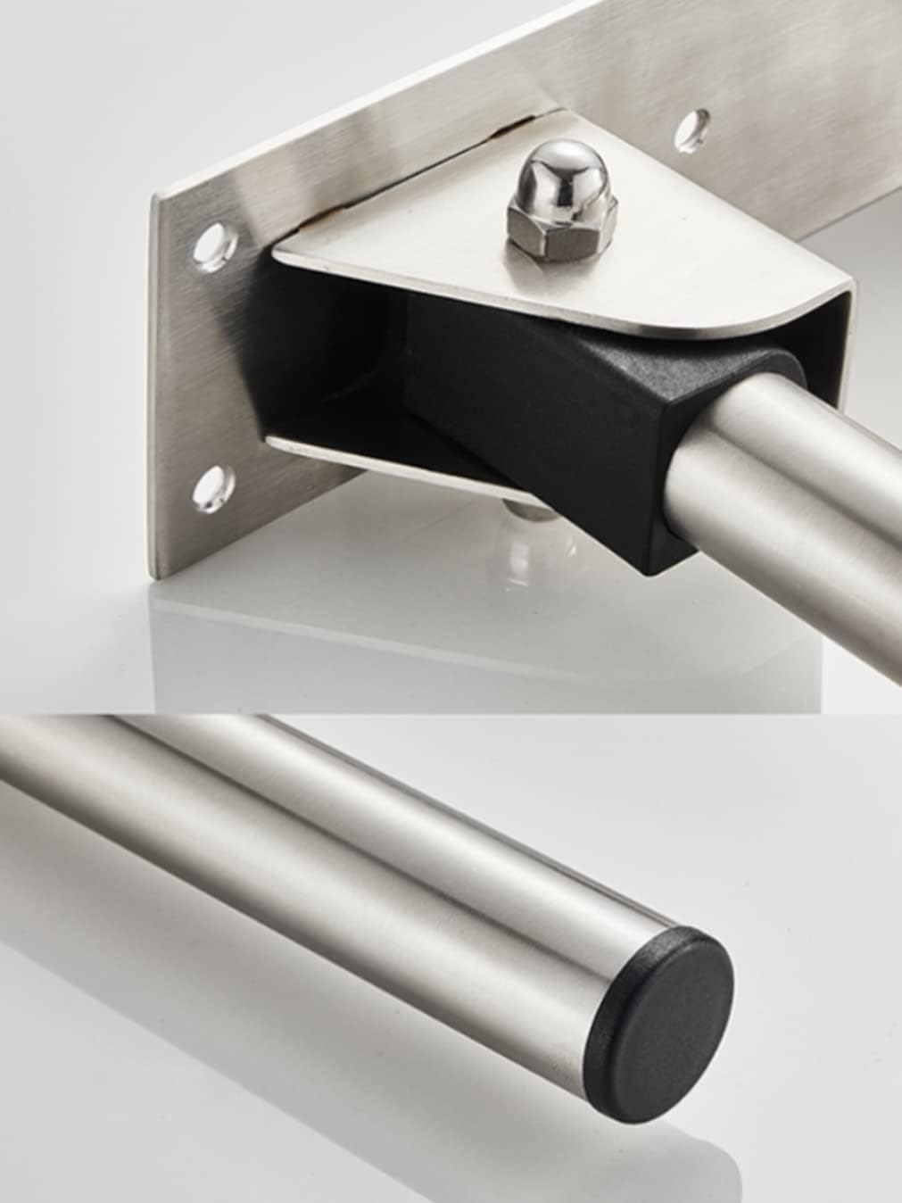 Asidero para WC de minusválidos, asidero de pared para WC de mayores asidero de baño asidero plegable 75cm(60cm)