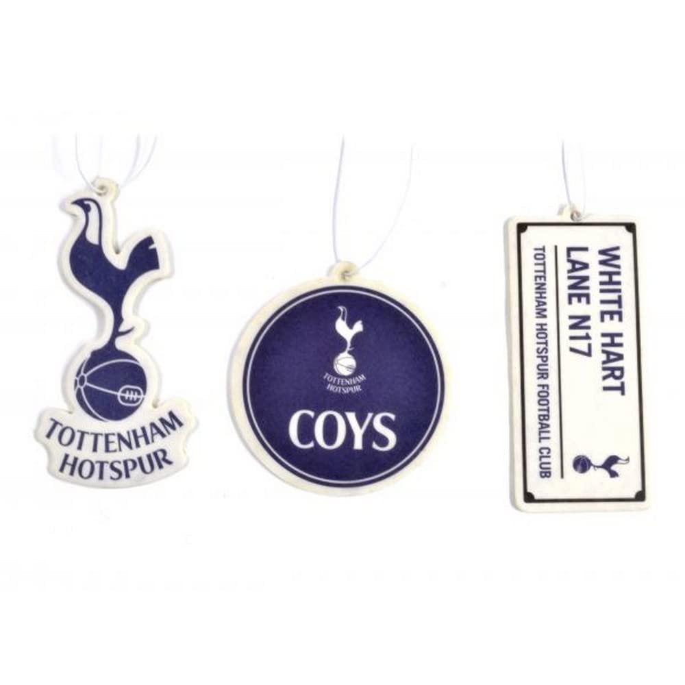 Tottenham Hotspur FC Car Air Freshener (Pack of 3) (One Size) (Navy Blue/White)