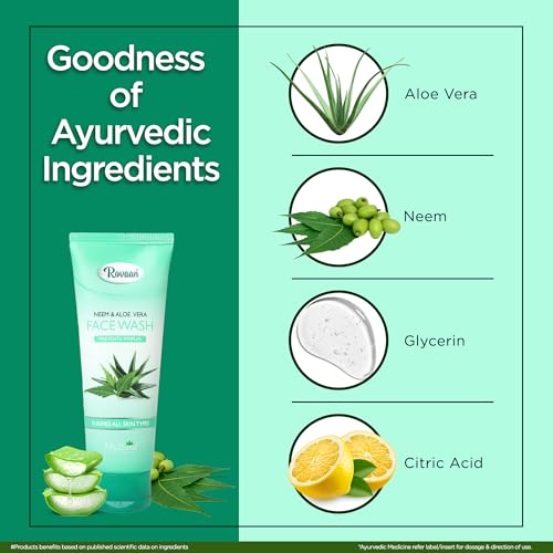 Image of Multani Rovaan Face Wash |For All Skin Type with Neem & Aloe Vera |Get Tan Free Skin Care |100 Ml