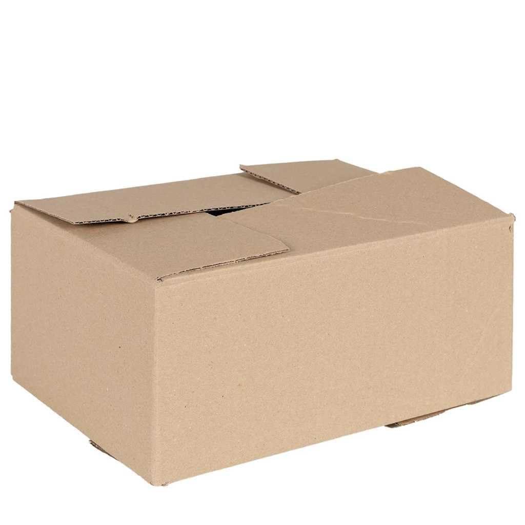 Set di 50 scatole pieghevoli da 30 x 21,5 x 14 cm, scatole portaoggetti in cartone per ordine in ufficio e casa, scatole pieghevoli