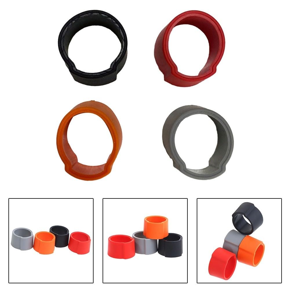 Abrazadera fija de silicona para saxofón tenor, soprano y saxofón tenor, elástico, antideslizante, 3 Á 2 cm