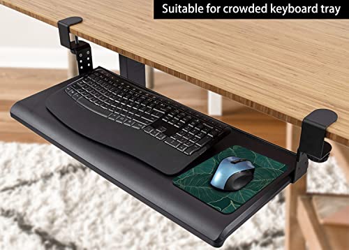 Image of Audimi Small Mouse Pad 6 x 8 Inch, Mini Mouse Pad Thick for Laptop Wireless Mouse Home Office Travel, Portable & Washable (Tropical Leaves)