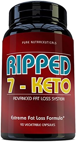 7 Keto 100 mg 90 Vegetable capsules - complete weight loss system that includes all the Vitamin B, Folic Acid, Biotin, Chromium, Green Tea, and Caffeine