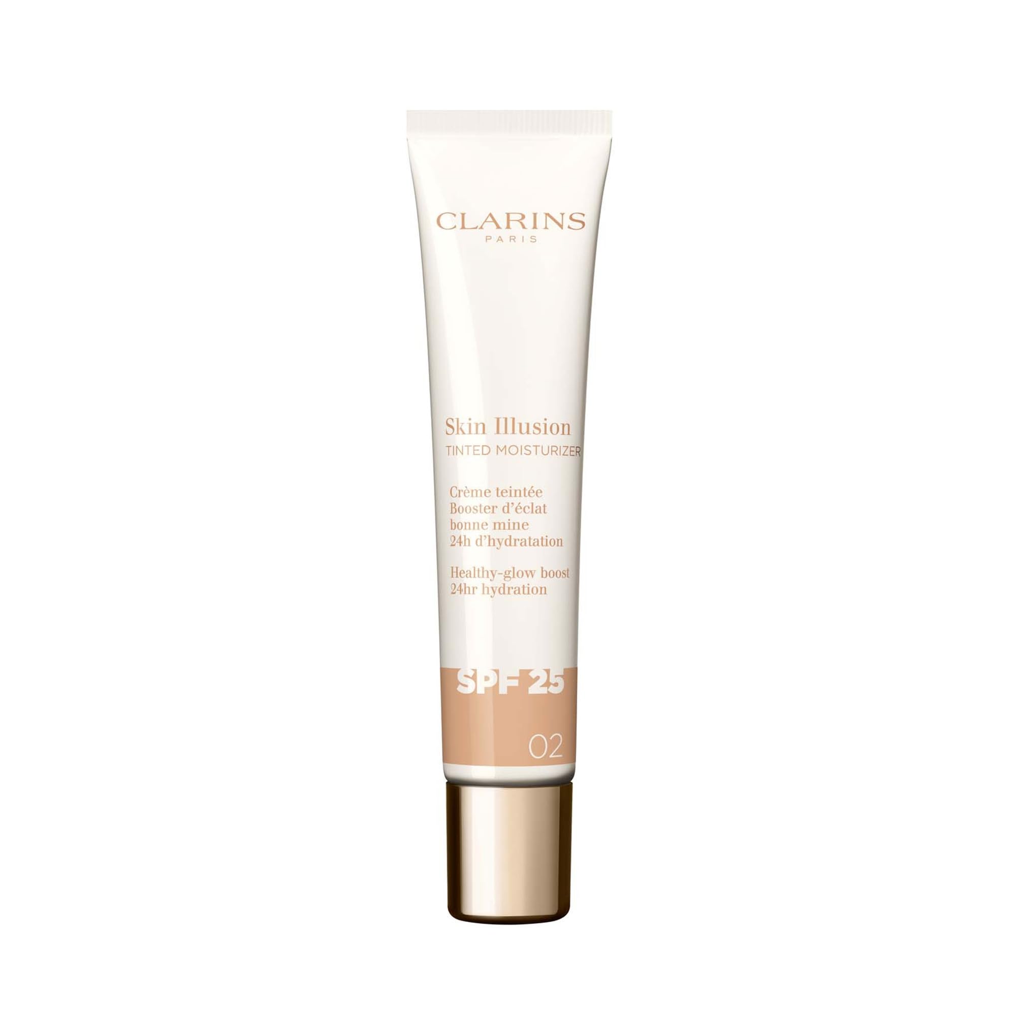 Clarins Skin Illusion Tinted Moisturizers SPF25 02 40ml, 40 ml (Pack of 1)