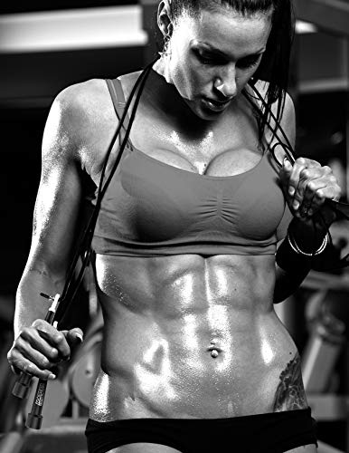 Corda per Saltare Crossfit veloce nera - cavo in