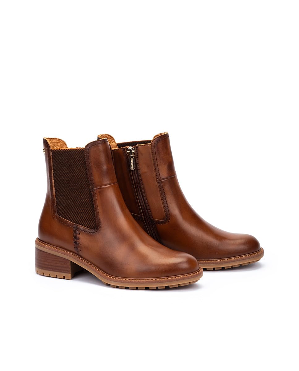 Pikolinos Medina Chelsea Stiefeletten mit Absatz Damen | Leather | Brown