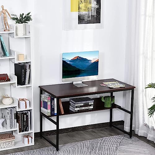 Everline Multipurpose Office Table/Study Table/Laptop Table/Computer Table/Reading, Writing Desk for Home & Office, Work from Home Essential 90x60x75 CM (Rose Wood Maroon) Finish with Metal Legs Everline Multipurpose Office Table/Study Table/Laptop Table/Computer Table/Reading, Writing Desk for Home & Office, Work from Home Essential 90x60x75 CM (Rose Wood Maroon) Finish with Metal Legs