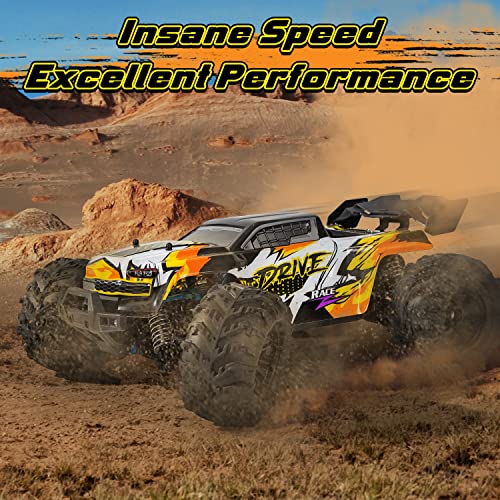 Brushless Fast Rc Cars For Adults 1:16 Max 50Mph Remote Control Car For Boys 8-12 4Wd With Two Batteries Rtr 4X4 Hobby Electric Vehicles Rc Trucks For Kids #TOP2