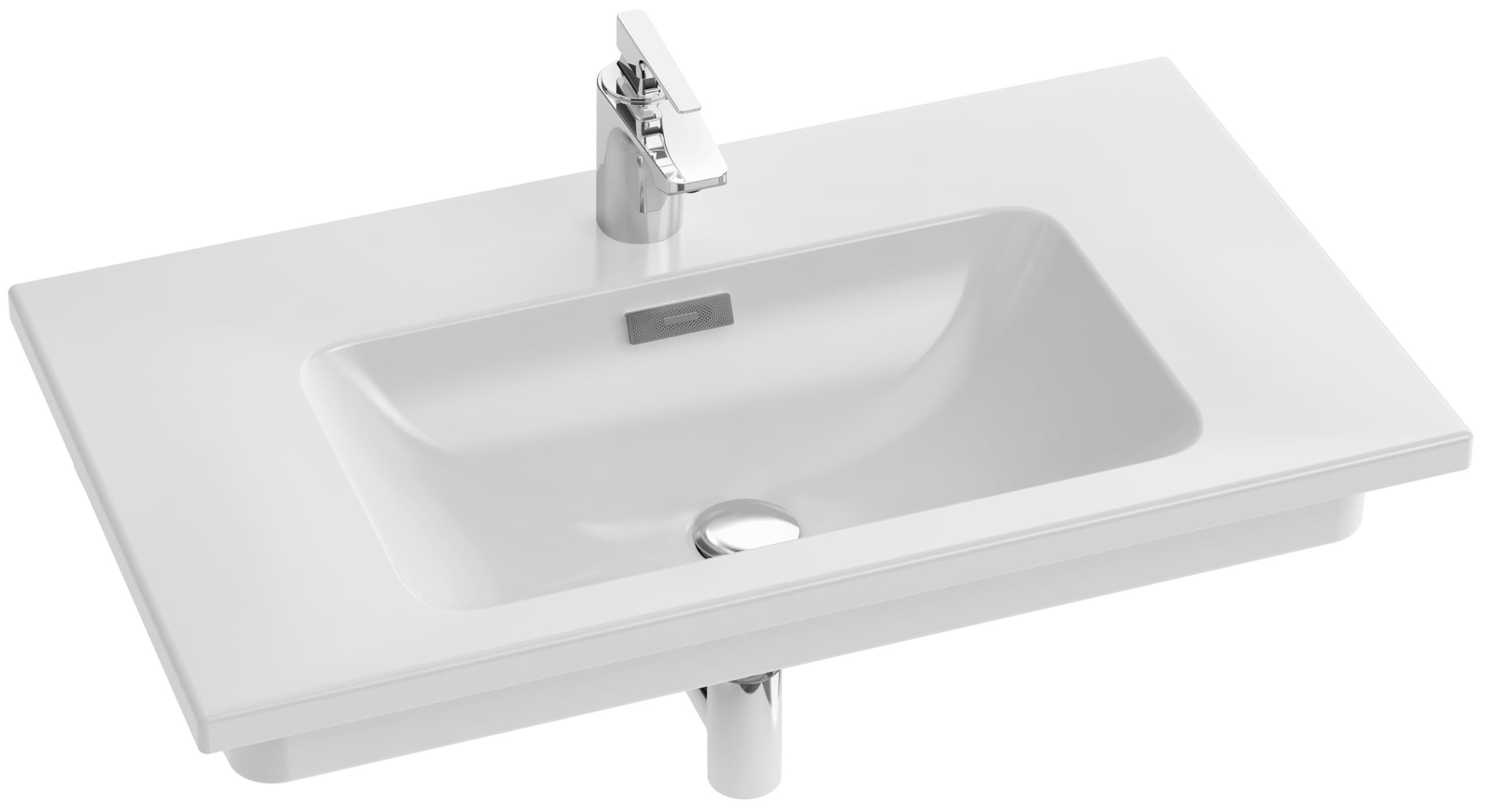 Lavabo cerámico Jacob Delafon Forefront EXAE112-00 de alta gama color blanco