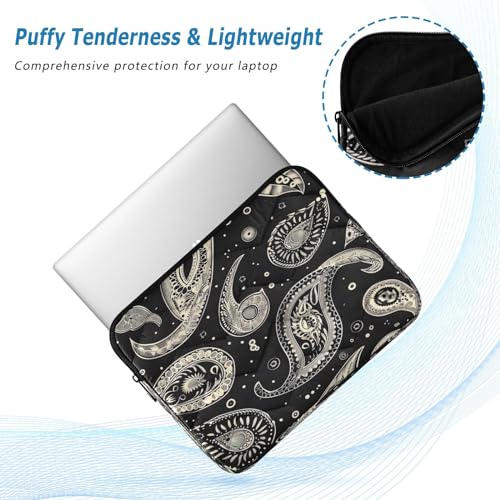 Funda para laptop 13-14 pulgadas impermeable patrón Paisley miniatura 5