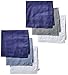 Dockers Men's 6 Piece Hankie Fashion Pack, Black/Blue Assorted, One Size