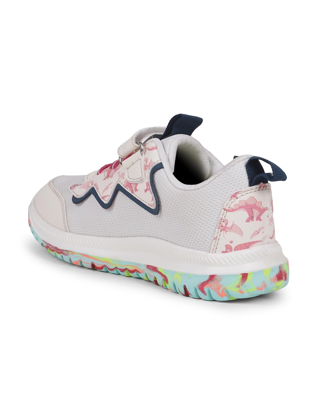 Liberty Kids JAMIE-62 Cream Sports Velcro Shoes- 11C UK (29 EU) 2