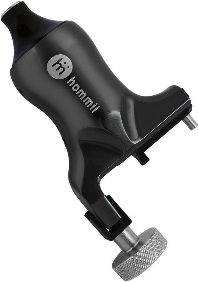 Hommii Professional Rotary Tattoo Machine Gun 7-10V, Japanese Technology Motor, Stroke Length 3.5mm, Space Aluminum For Liner Shader Machine For Tattoo Artists