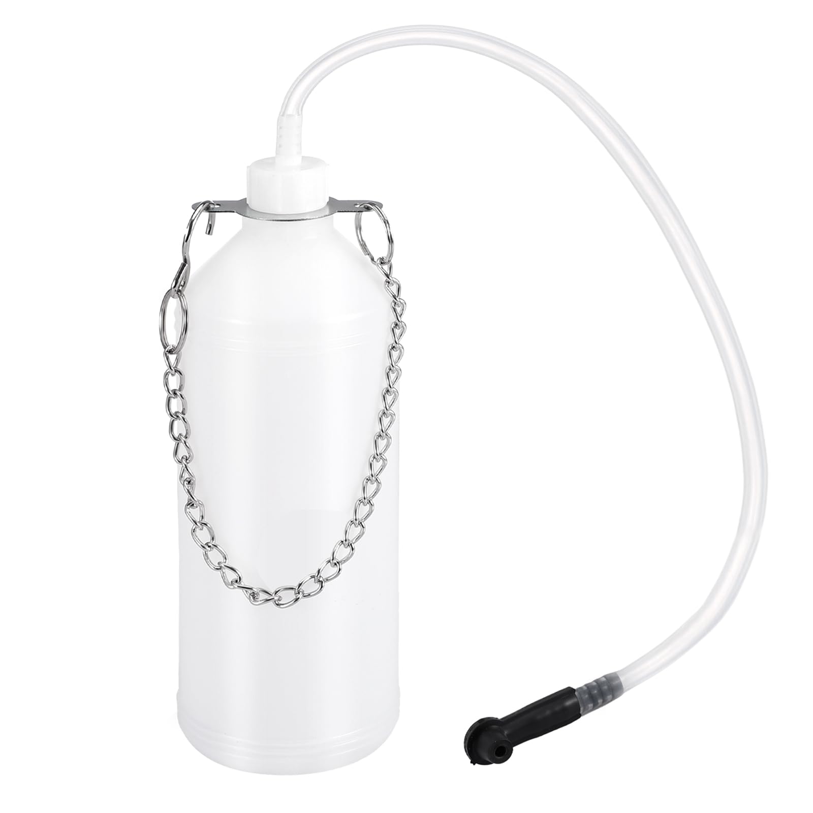 Gedlex Bremsenentlüftungsgerät Auto, 1L Bremsflüssigkeitsbehälter mit 60 cm Schlauch und Gummiadapter, Bremsenentlüfter Motorrad, Geeignet für die Meisten Brems- und Kupplungsentlüftungssysteme