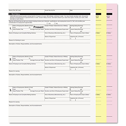 Papier autocopiant PM Digital Carbonless 3 plis 835 ensembles PMC59105 blanc canari rose