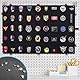 ComPDCVD 110x70cm Patches Aufhänger Patches Klett Wand Klettfläche Klettmatte Kletttafel PatchesKlett Taktische Patch Display Tafel Board Faltbar für Militär Stempeln Abzeichen Armeeangehörige