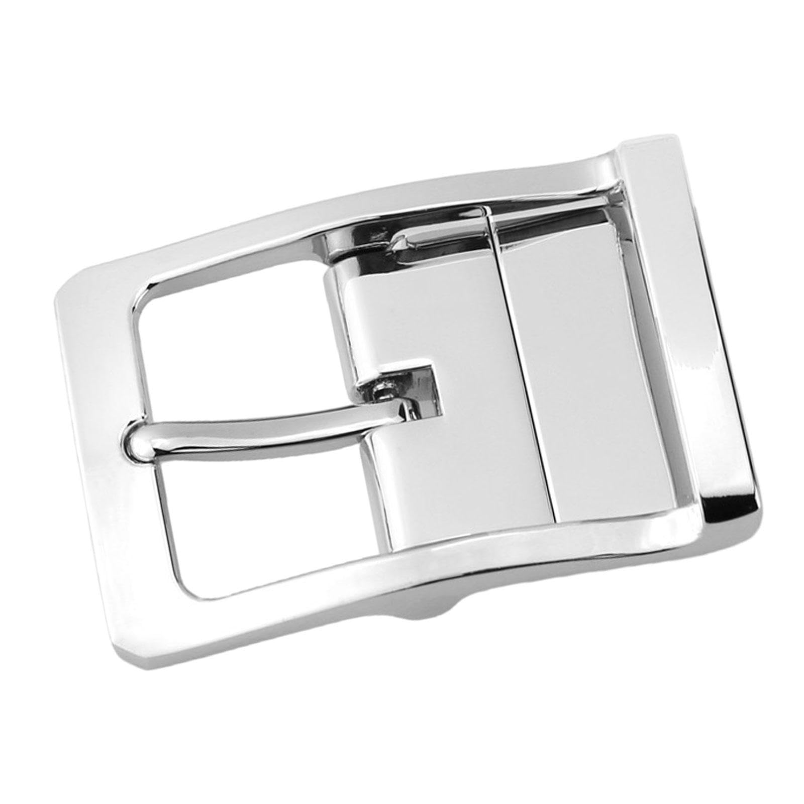 Alloy Belt Buckle Single Prong Belt Accessories High Quality Pin Belt Buckle Silver-image-23