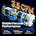 VIVOHOME AC Vacuum Pump and Manifold Gauge Set, 3.5 CFM 1/4 HP Single Stage Car AC Vacuum Pump Kit with 5ft Hoses for R134a R12 R22 R502, AC Service Kit for HVAC Mini Split Air Conditioner
