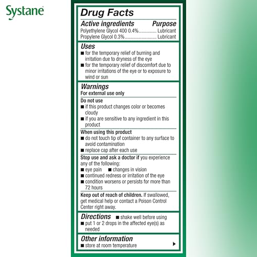 Image of Systane Ultra Lubricant Eye Drops, Artificial Tears for Dry Eye, Single Pack, 10 ml