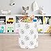 LANGYASHAN Laundry Basket Canvas Fabric Collapsible Organizer Basket for Storage Bin Toy Bins Gift Baskets Bedroom Clothes Children Nursery Hamper (Bee)