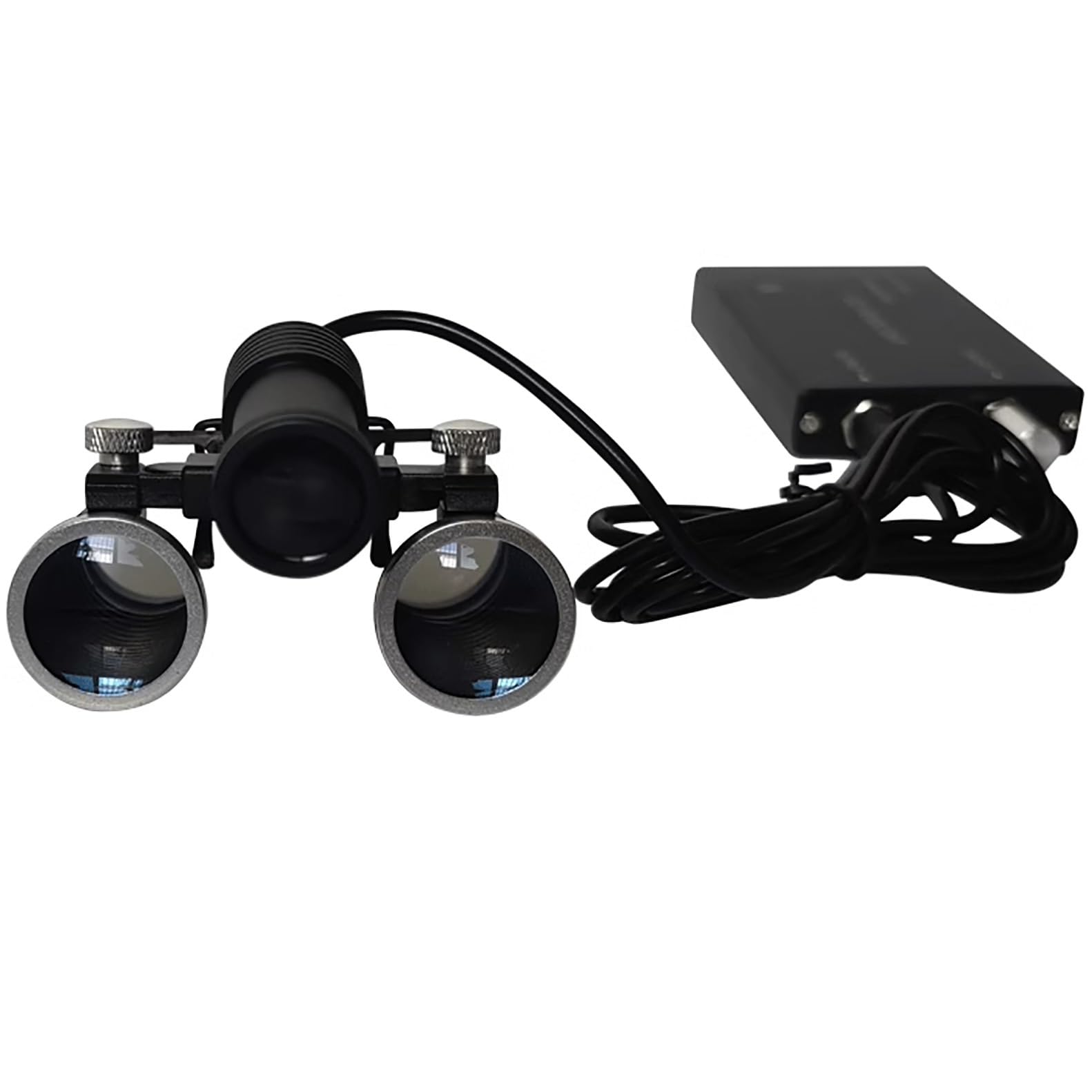 Dkploe With Light Dental Loupes 2.5X / 3.5X Surgical Medical Binocular Loupes Working Distance 420Mm For Dentistry Precision Manufacturing Jewelers Etc(,3.5X)