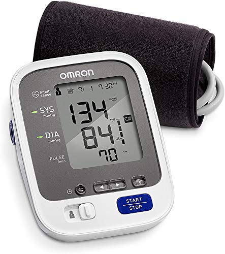 Omron 7 Series Wireless Upper Arm Blood Pressure Monitor; 2-User, 120-Reading Memory, BP Indicator LEDs, Bluetooth Works with Amazon Alexa by Omron