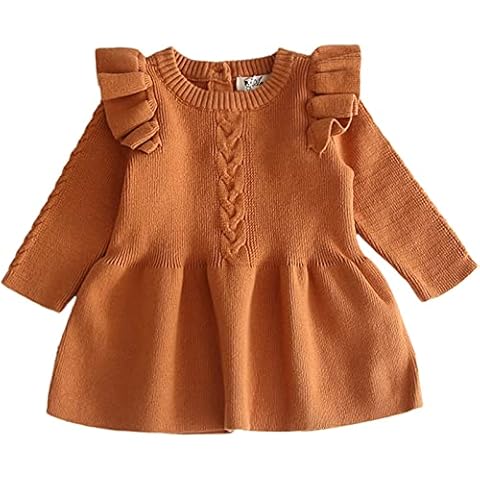 Baby Girls Long Sleeve Knit Dress Cover