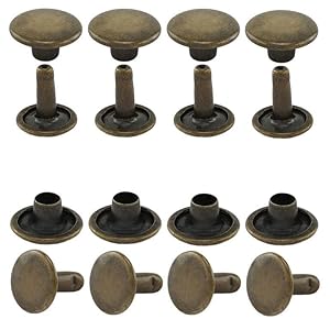 Getmore Parts Antik Doppelkopf Hohlnieten 100 Stück