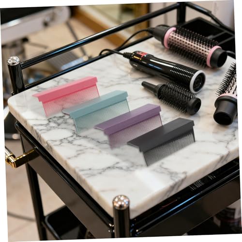 Peine plancha para alisar cabello set 4 piezas plástico miniatura 6