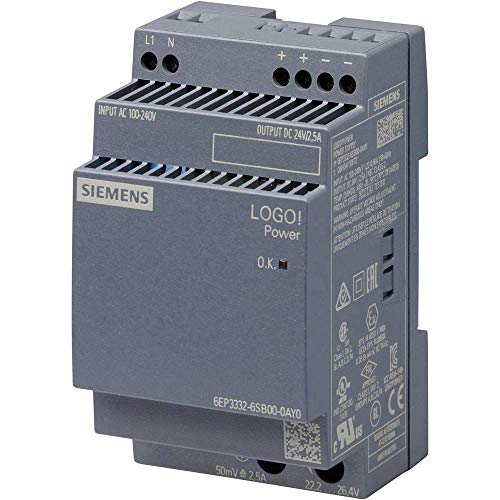 Siemens 6EP3332-6SB00-0AY0 adaptateur de puissance & onduleur Intérieur Multicolore - Adaptateurs de puissance & onduleurs (Intérieur, Multicolore, 67 mm, 73...