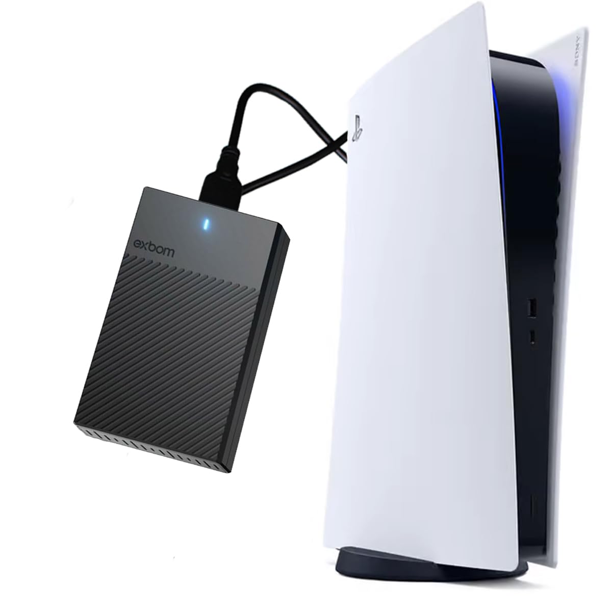 HD Externo 500GB USB 3.0 Slim Portátil Compatível com PS3, PS4