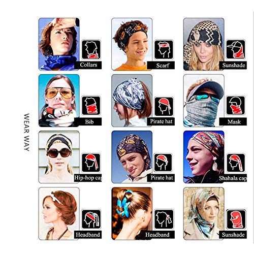 Bmart Seamless Bandana Tube Sun Face Mask Winter Biker Snowboard Face Mask Motorcycle Black Balaclava (Usa Flag) #TOP4