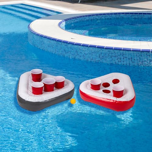 Northlight Inflatable Floating Swimming Pool Pong Game Set - 17.75