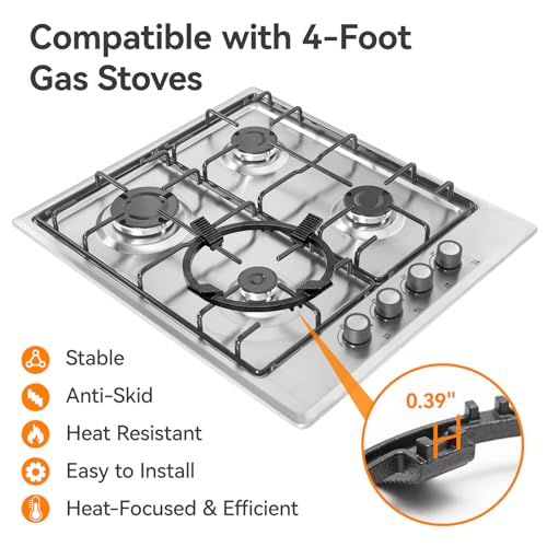 image for WANGYUANJI Cast Iron Wok Ring for Gas Stove – Fits 6.7