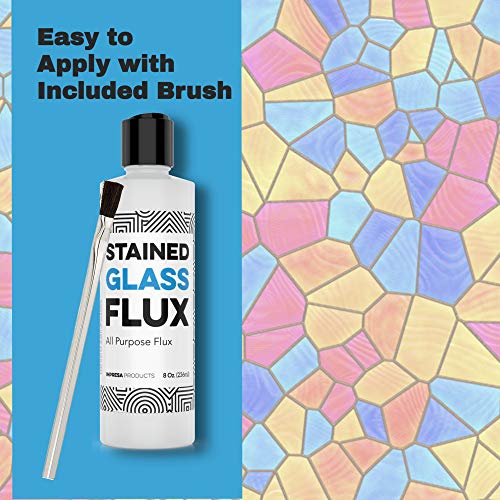 8Oz Liquid Zinc Flux For Stained Glass, Soldering Work, Glass Repair And More - Easy Clean Up - Made In Usa #TOP2
